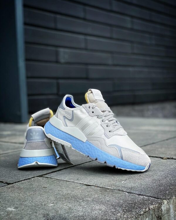 Giày Adidas Nite Jogger 'Soft Blue' EE5910 - Ảnh 4