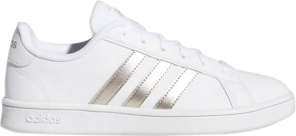 Giay Adidas Grand Court Base 'White Platinum Metallic' EE7874