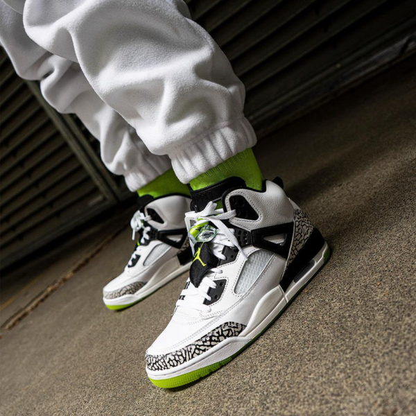 Giày Nike Jordan Spizike GS 'Cement Volt' 317321-170 - Ảnh 3