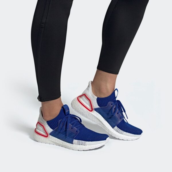 Giày Adidas UltraBoost 19 'White Blue' EF1340 - Ảnh 2