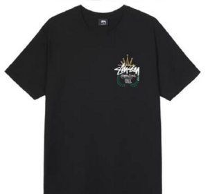 Áo Stussy LB Wreath Tee 'Black'
