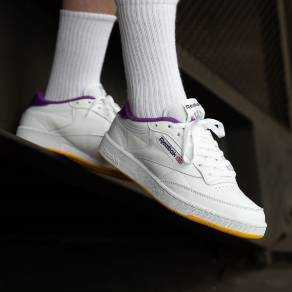 Giày Reebok Eric Emanuel x Club C 85 'Regal Purple' FY3411 - Ảnh 3