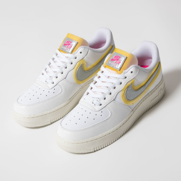 Giày Nike Air Force 1 07 LX Color White Metallic Silver CZ8104-100 - Ảnh 7