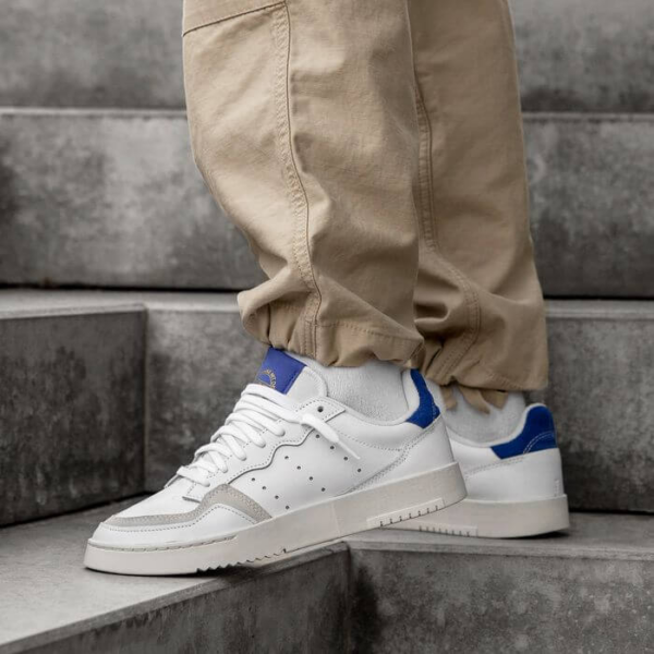 Giày Adidas Supercourt 'White Team Royal Blue' EF5885 - Ảnh 3