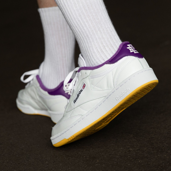 Giày Reebok Eric Emanuel x Club C 85 'Regal Purple' FY3411 - Ảnh 2