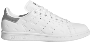 Giày Adidas Stan Smith 'Debossed Logos White Metallic Silver' EF6854