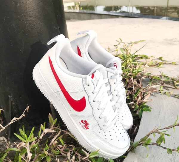 Giày Nike Air Force 1 GS 'White University Red' CZ4203-100 - Ảnh 3