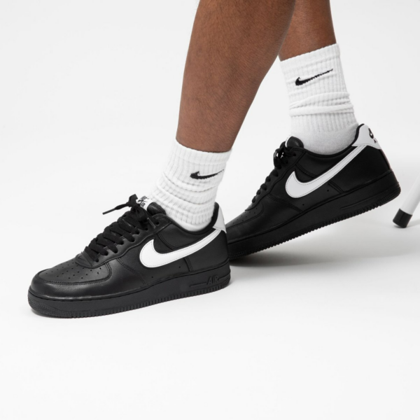 Giày Nike Air Force 1 Low Retro QS 'Black White' CQ0492-001 - Ảnh 8