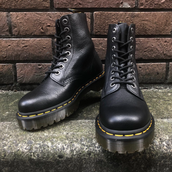 Giày Dr. Martens 1460 Pascal Bex Leather Lace Up Boots 'Black Pisa' 26206001 - Ảnh 5