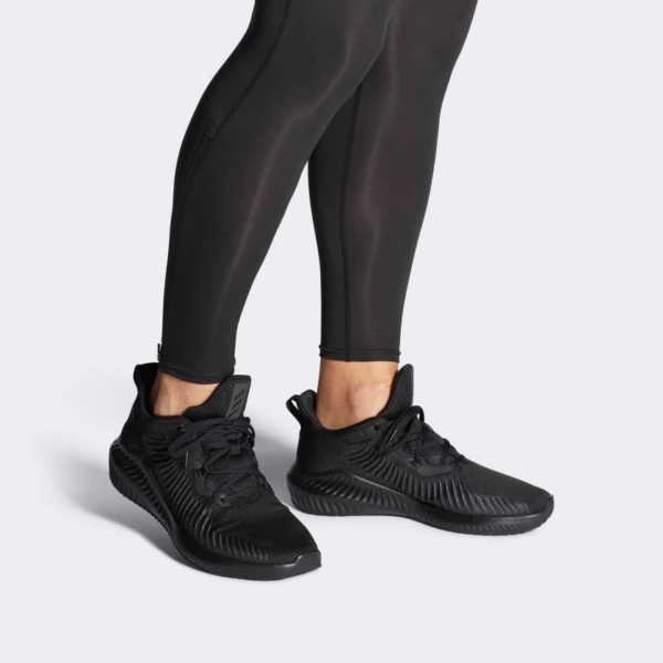 Giày Adidas Alphabounce+ 3 'Triple Black' EG1391 - Ảnh 2