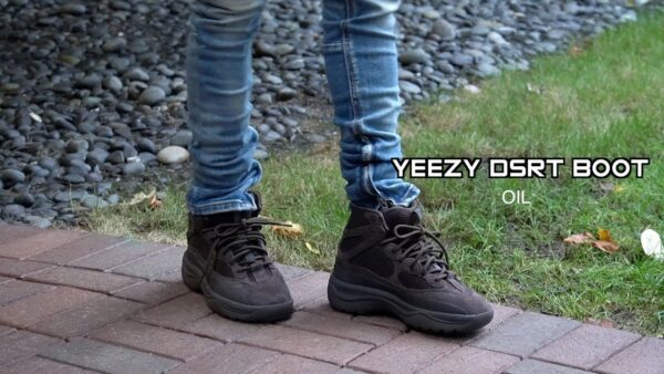 Giày Adidas Yeezy Desert Boot 'Oil' EG6463 - Ảnh 5