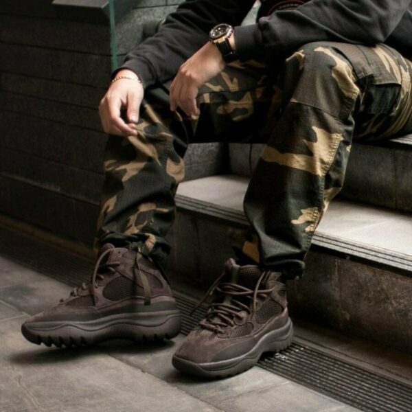 Giày Adidas Yeezy Desert Boot 'Oil' EG6463 - Ảnh 2