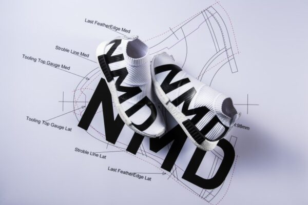Giày Adidas NMD CS1 Primeknit 'NMD Print White' EG7538 - Ảnh 4