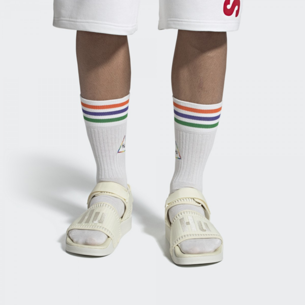 Dép Addias Pharrell x Adilette 2.0 Sandal 'Cream White' EG7831 - Ảnh 3