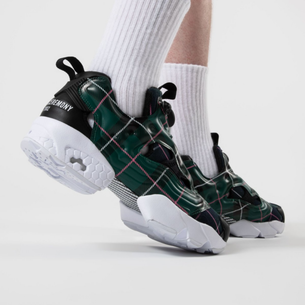 Giày Reebok Opening Ceremony x InstaPump Fury OG Green Plaid FW2474 - Ảnh 3