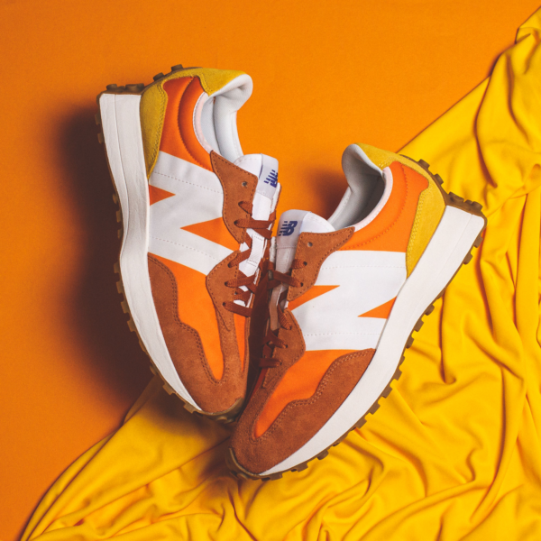 Giày New Balance 327 Varsity Orange MS327CLA - Ảnh 6