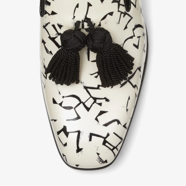 Giày Jimmy Choo Eric Haze 'White Black' EHPFOXLEYZUT000078 - Ảnh 3