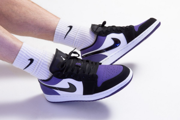Giày Nike Air Jordan 1 Low 'Court Purple' 553558-125 - Ảnh 5