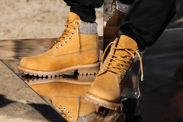 Giày Timberland Jimmy Choo x 6 Inch Premium Boot 'Crystal Collar' TB0A427G-231 - Ảnh 3