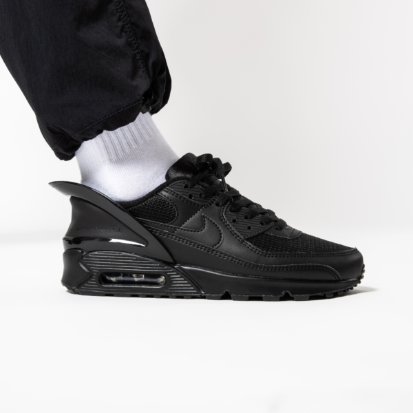 Giày Nike Air Max 90 Flyease 'Triple Black' CZ4270-002 - Ảnh 4