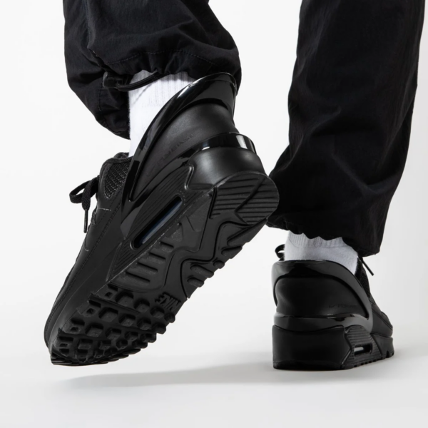 Giày Nike Air Max 90 Flyease 'Triple Black' CZ4270-002 - Ảnh 5