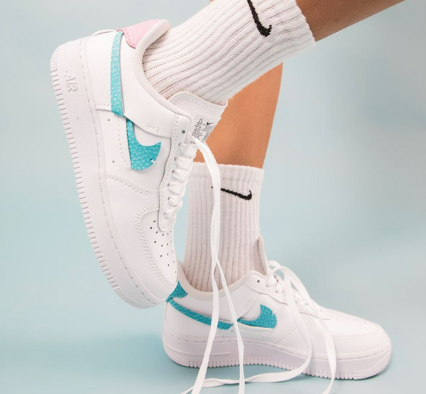 Giày Nike Wmns Air Force 1 LXX 'White Pink Aqua' DC1164-101 - Ảnh 3