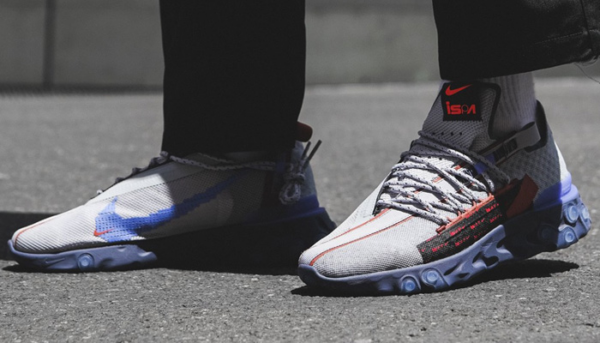 Giày Nike React Runner ISPA Wolf Grey Dusty Peach CT2692-001 - Ảnh 2