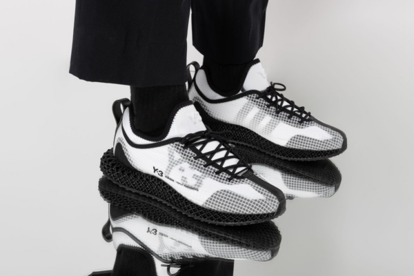 Giày Adidas Y-3 Runner 4D IO 'White Black' FX1059 - Ảnh 4