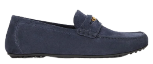 Giày Versace Suede Loafers Navy DSU7564-DCRO1G-1U61V