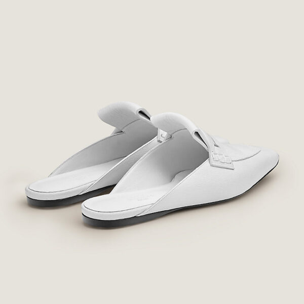 Giày Hermes Eloge Mule 'Blanc' H221038Z90360 - Ảnh 3