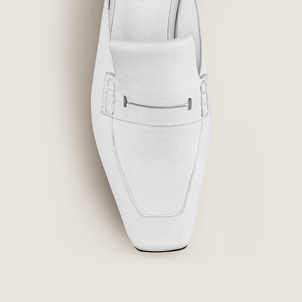 Giày Hermes Eloge Mule 'Blanc' H221038Z90360 - Ảnh 4