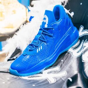 Alternative view of Giày Adidas Ric Flair x Dame 7 'Royal Blue' FX6619