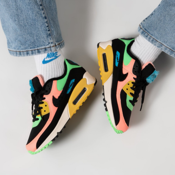 Giày Nike Wmns Air Max 90 'Fur Multicolor' CT1891-600 - Ảnh 5