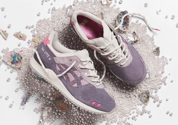 Giày Asics END x Gel Lyte 3 OG Pearl 1191A356 500 - Ảnh 6