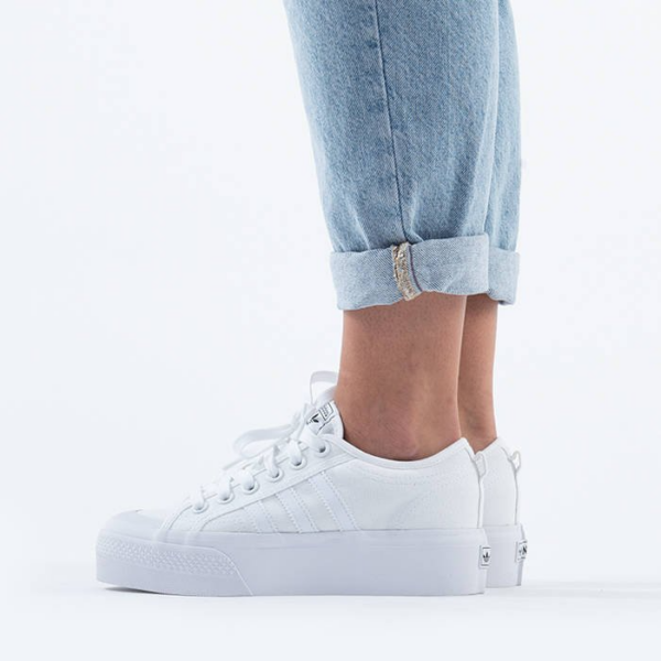 Giày Adidas Wmns Nizza Platform 'Triple White' FV5322 - Ảnh 5