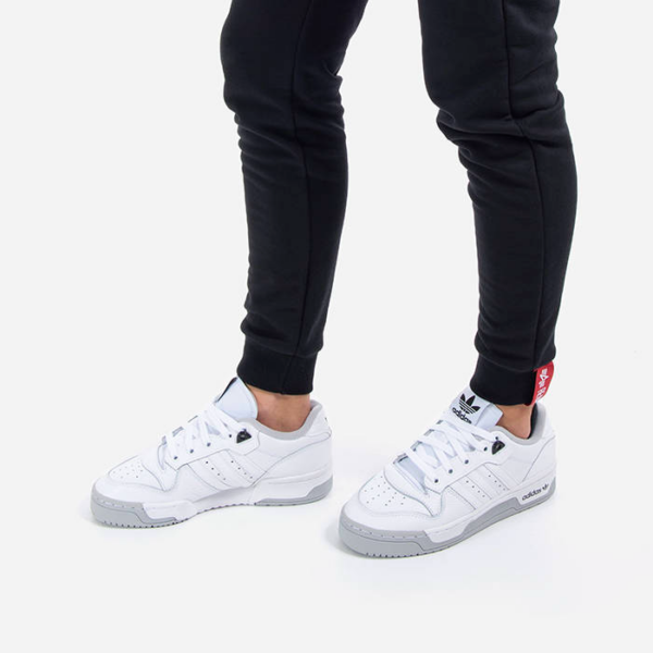 Giày Adidas Rivalry Low Premium White Grey H04398 - Ảnh 2