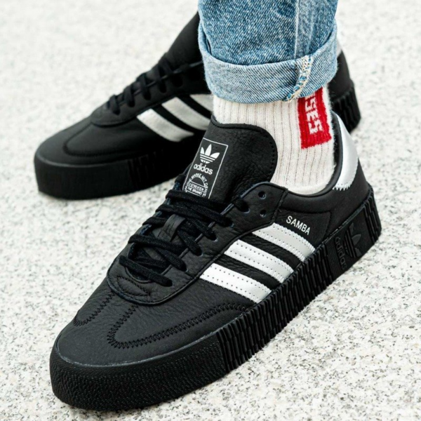 Giày Adidas Wmns Sambarose 'Cblack Silvmt' EE4682 - Ảnh 2
