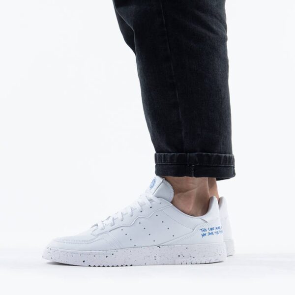 Giày Adidas Supercourt 'Clean Classics Collection White Collegiate Royal' FU9728 - Ảnh 3