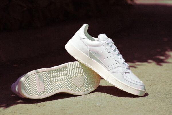 Giày Adidas SuperCourt Vintage 'Triple White' EE6325 - Ảnh 4
