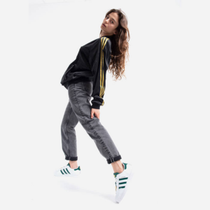 Giay Adidas Superstar W 'Green Metalic Gold' H03909