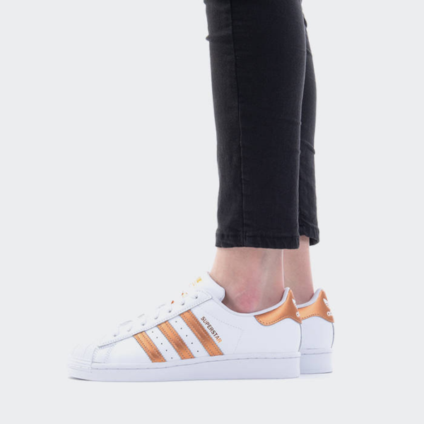 Giày Adidas Wmns Superstar 'White Copper Metallic' FX7484 - Ảnh 3
