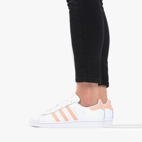 Giày Adidas SuperStar J 'White Pink' EE7820 - Ảnh 2