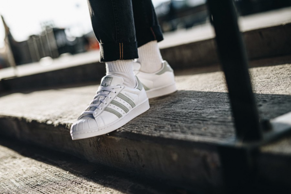 Giày Adidas Wmns Superstar 'White Vapour Green' EE7401 - Ảnh 5