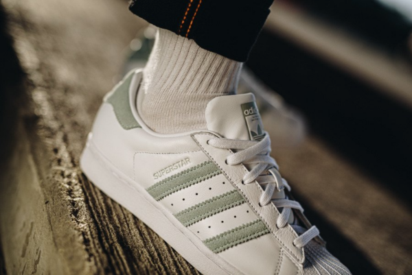 Giày Adidas Wmns Superstar 'White Vapour Green' EE7401 - Ảnh 6