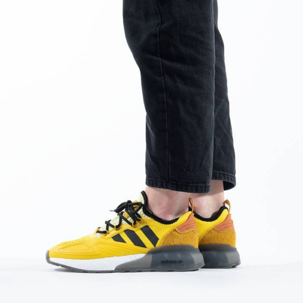 Giày Adidas Ninja x ZX 2K Boost 'Time In Yellow Legacy Gold' FZ1882 - Ảnh 2