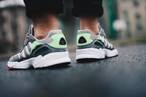 Giày Adidas Yung 96 J 'Grey Shock Pink' DB2802 - Ảnh 4