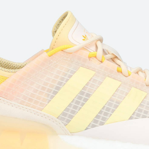 Giày Adidas Wmns ZX 2K Boost Pure 'Wonder White Orange Tint' GZ7875 - Ảnh 4