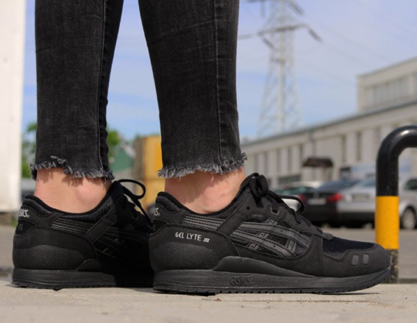 Giày Asics Gel Lyte 3 OG 'Triple Black' 1201A257-001 - Ảnh 3