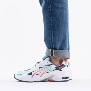 Alternative view of Giày Asics Gel Kayano 5 OG 'White Turq Coral' 1021A280-102