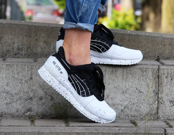 Giày Asics Gel Lyte 3 'Oreo Pack'  H6T1L-9090 - Ảnh 6